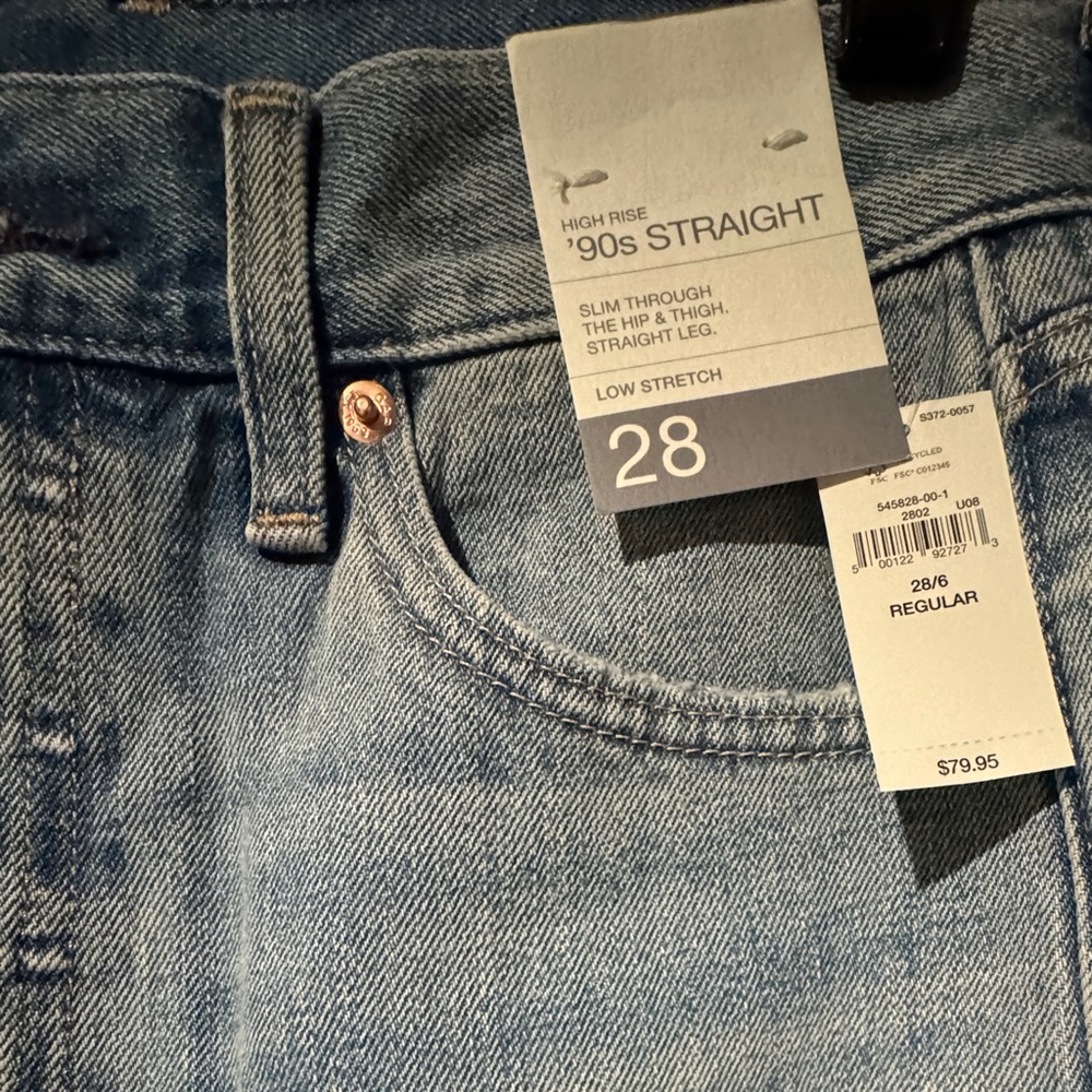 GAP High Rise Rigid '90s Straight Jeans - Picture 7 of 10